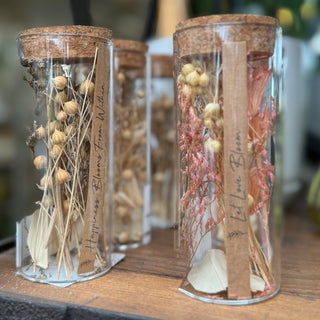 Mini Glass Dried Blooms