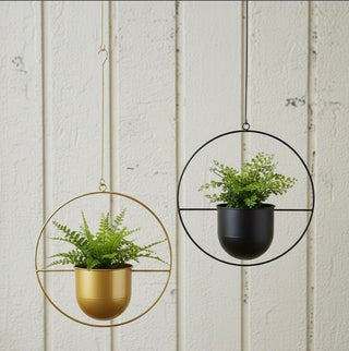 Hanging Metal Planters  Round