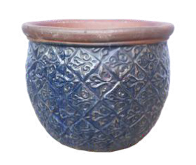 Glazed Bannerman Planter