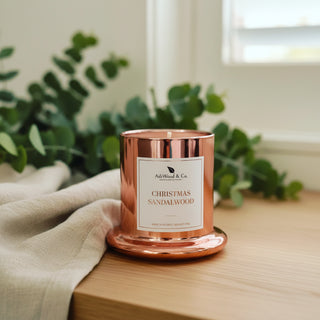 Candle Lux With Glass Cloche