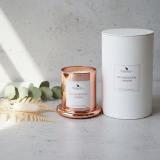 Candle Lux With Glass Cloche